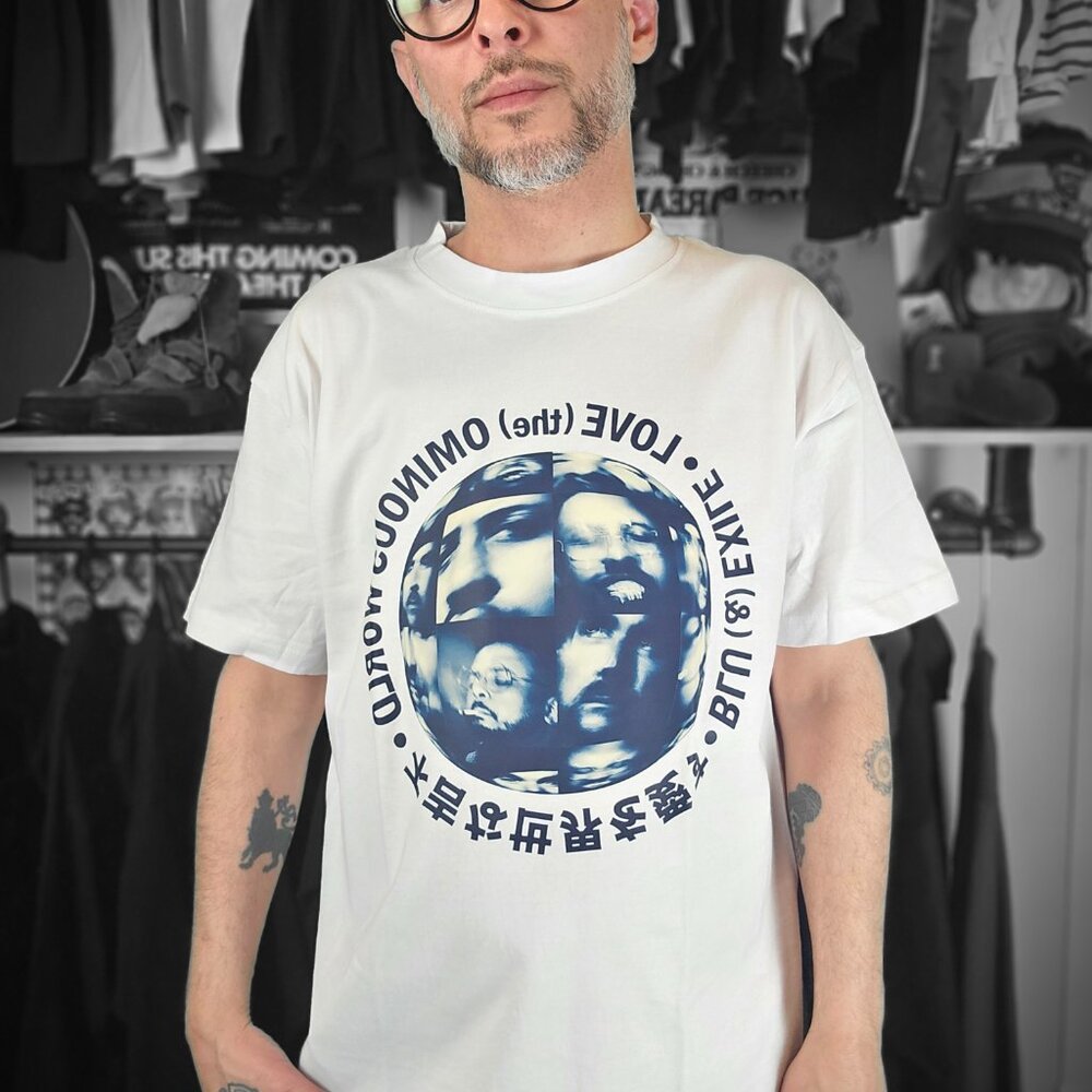 Blu & Exile "Love (the OMINOUS WORLD) Japan T-shirt NWOT
